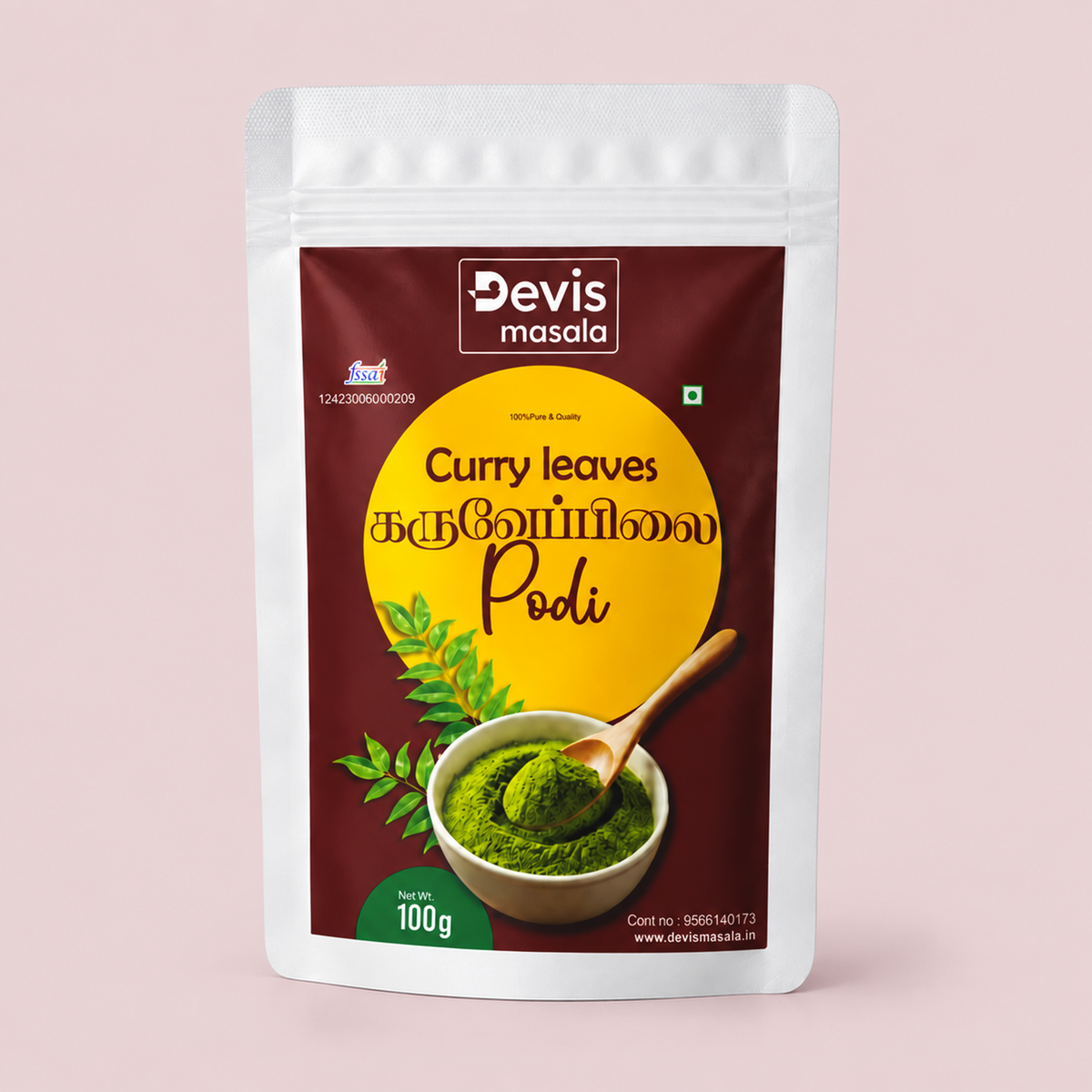Karuveppillai Podi கருவேப்பிலை பொடி
