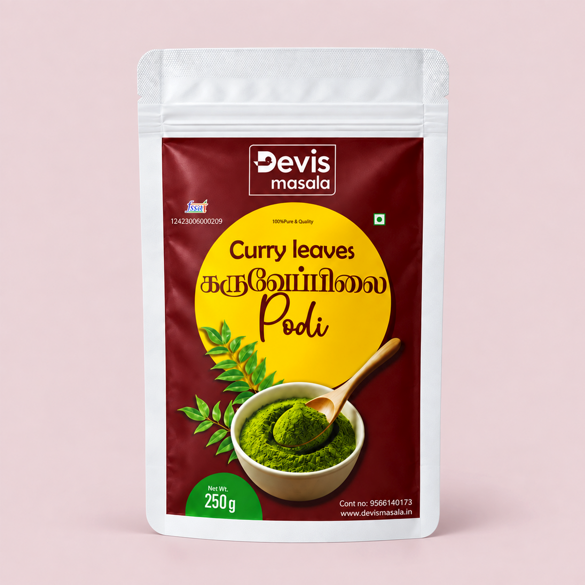 Karuveppillai Podi கருவேப்பிலை பொடி