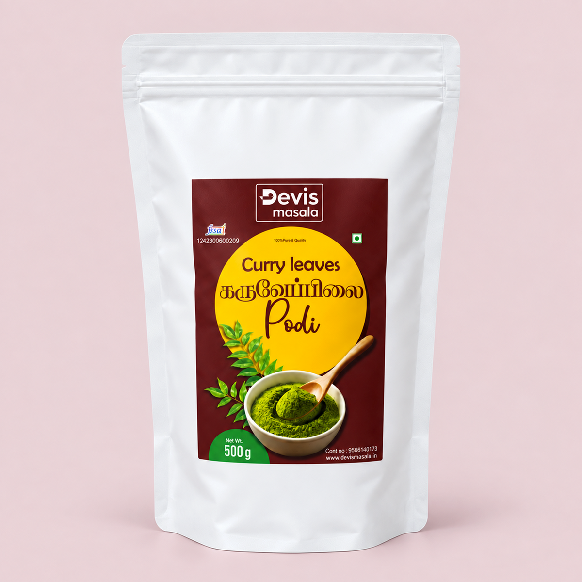 Karuveppillai Podi கருவேப்பிலை பொடி